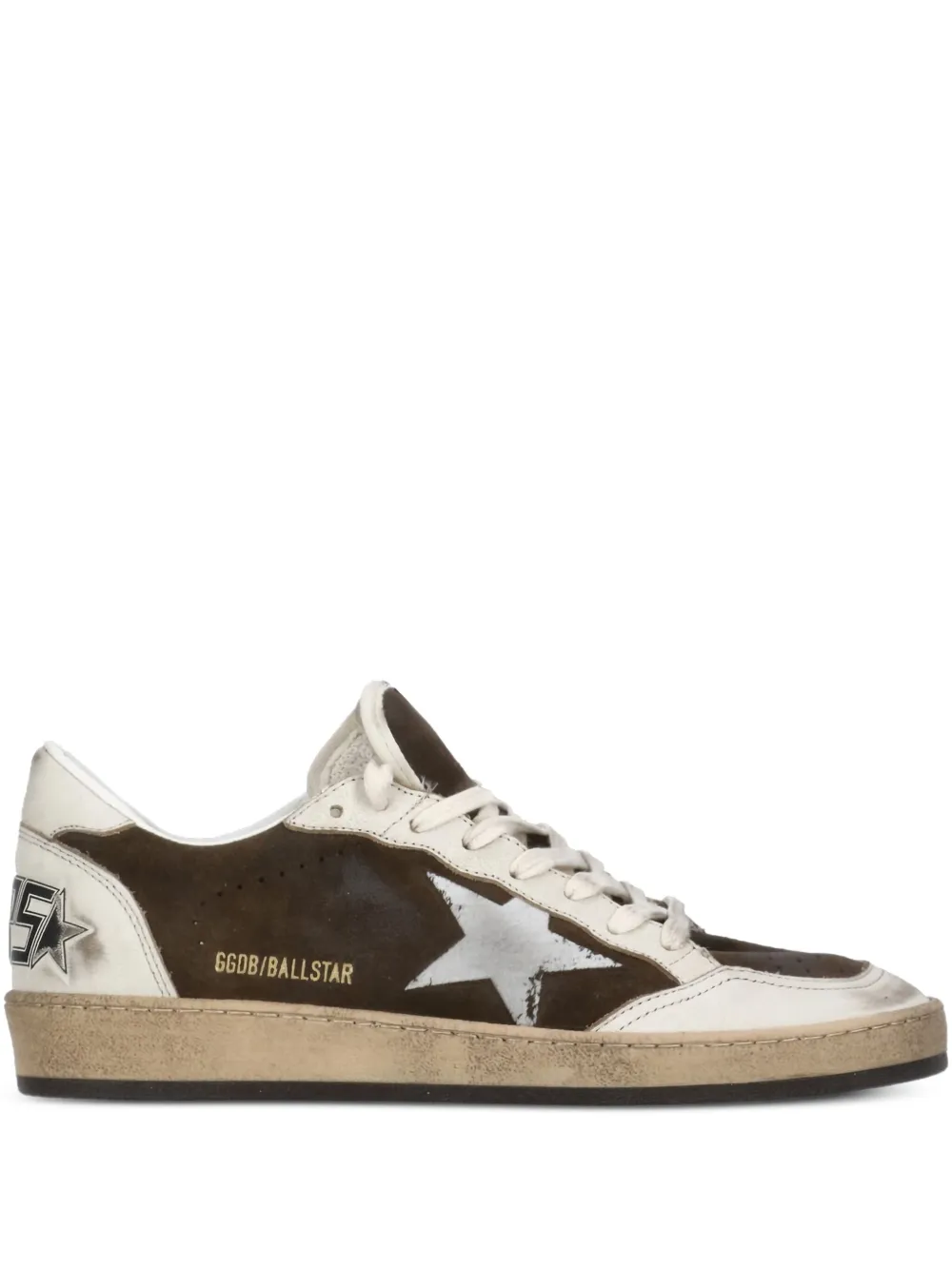 Golden Goose Ball Star suede sneakers Brown