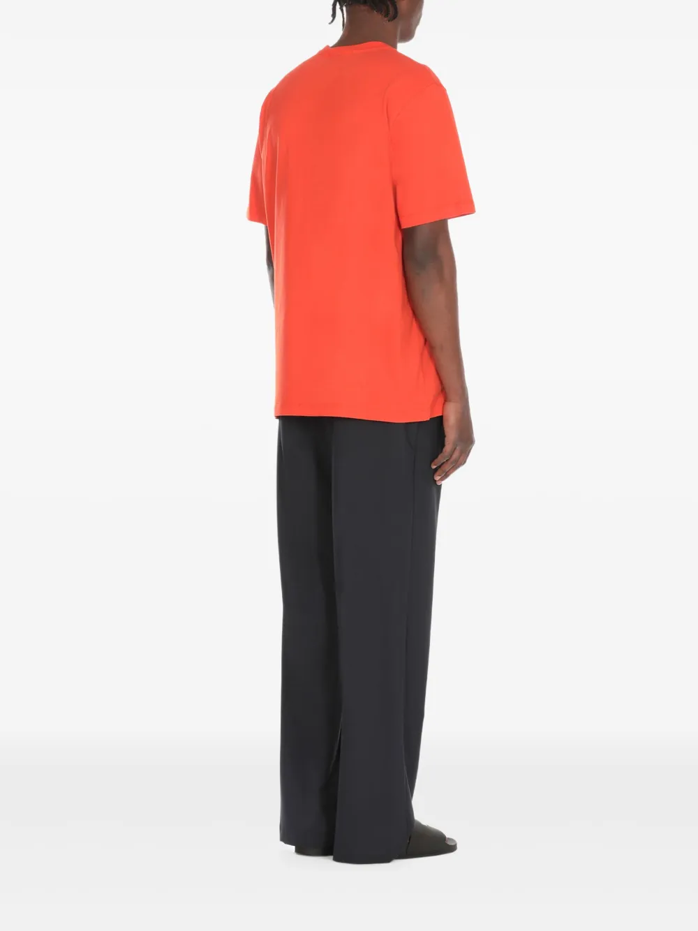 MSGM T-shirt met logoprint Rood