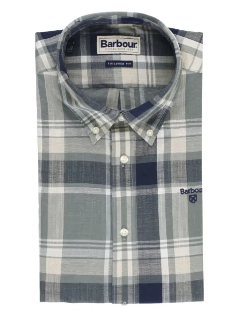 Barbour embroidered-logo shirt
