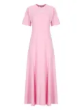 MSGM crew-neck short-sleeve maxi dress - Pink