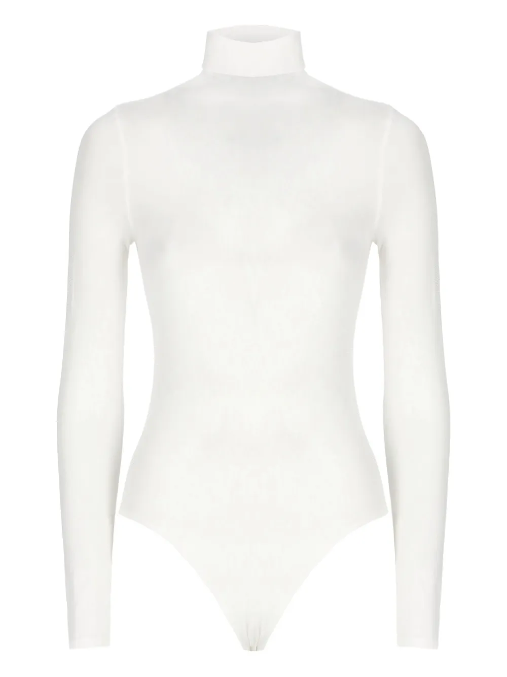 high-neck long-sleeve bodysuit