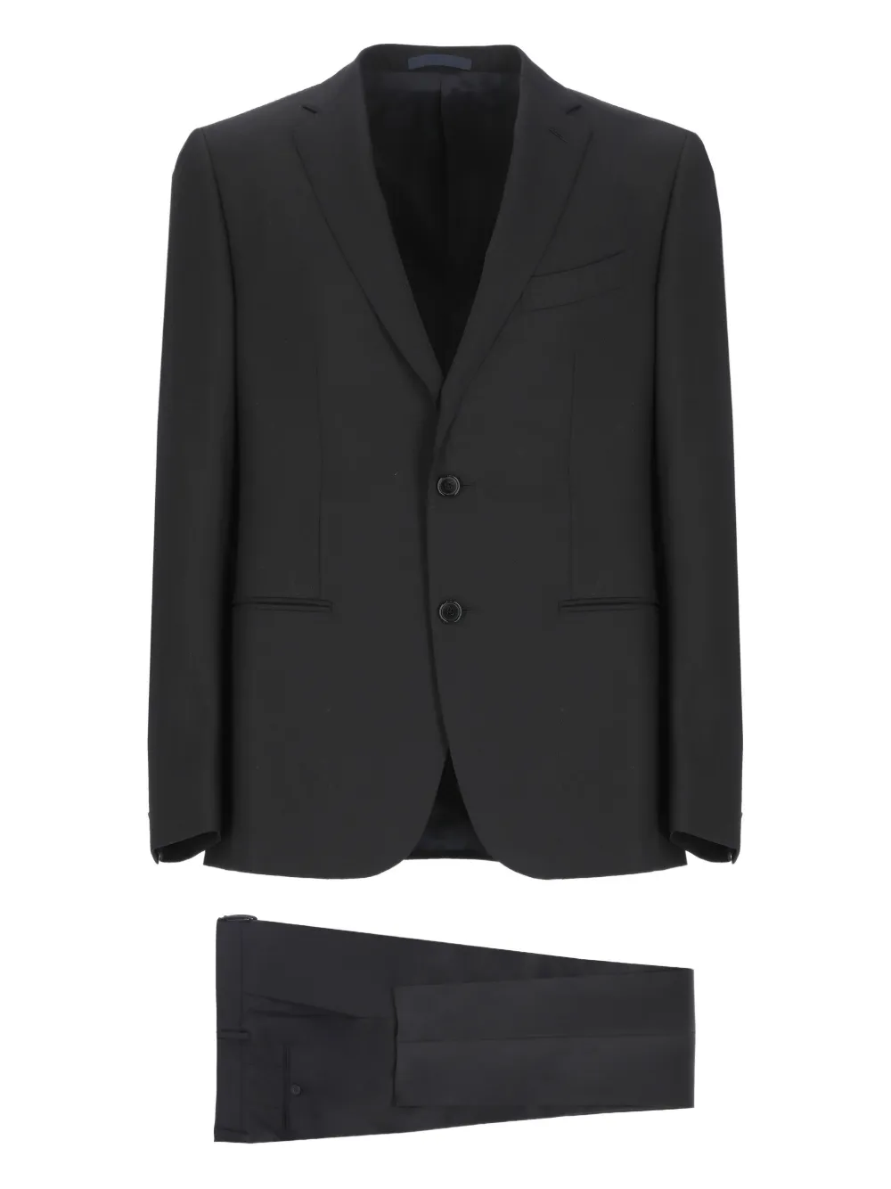 two-button wool suit
