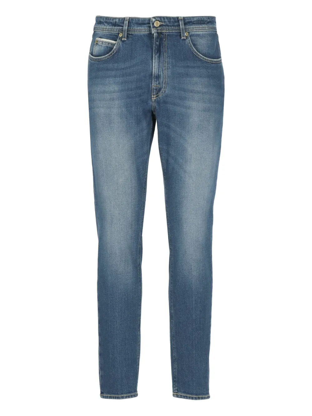 Briglia 1949 five-pocket logo-tab jeans | Blue | Image 1