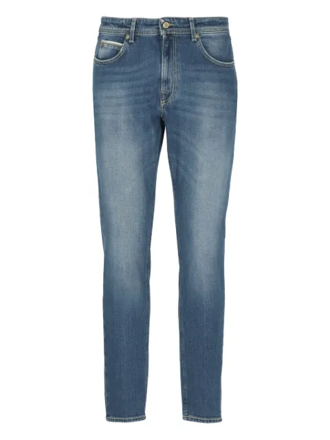 Briglia 1949 five-pocket logo-tab jeans