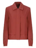 K-Way layered collar zip-front jacket