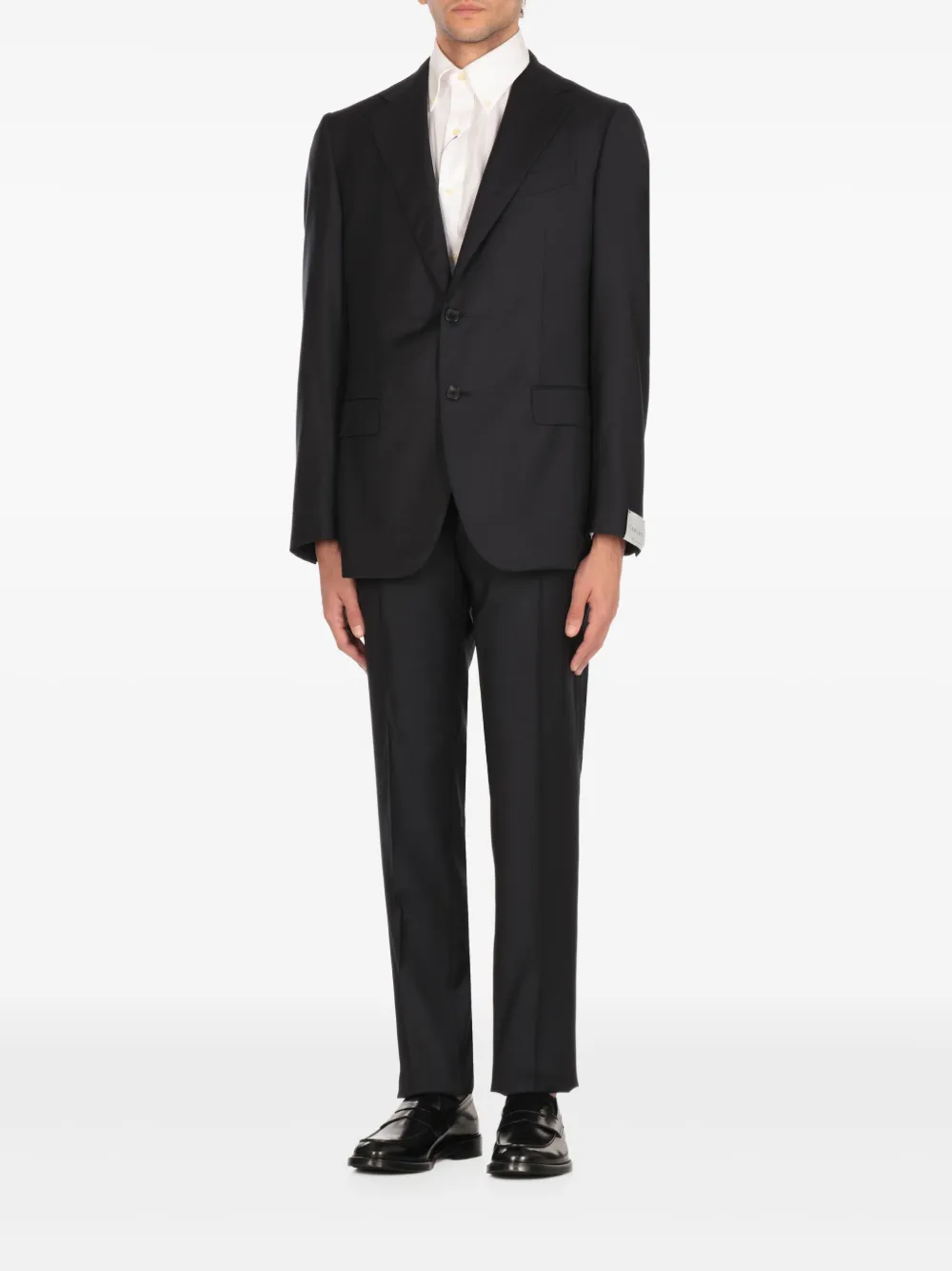  Caruso Single-breasted Suit - Blue 
