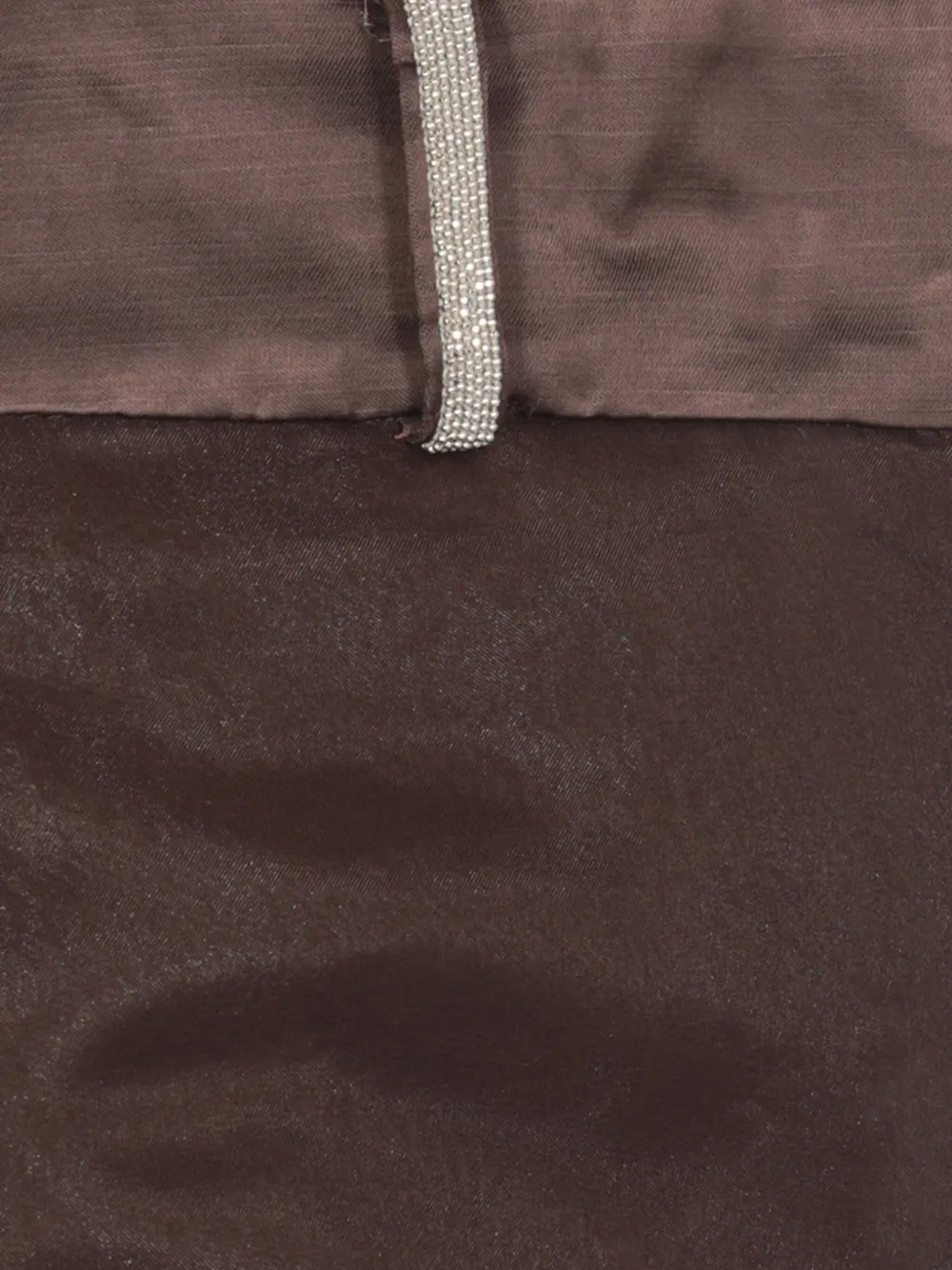 Peserico Broek met zoom-detail Bruin