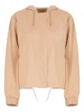 Rains hooded snap-button rain jacket - Neutrals