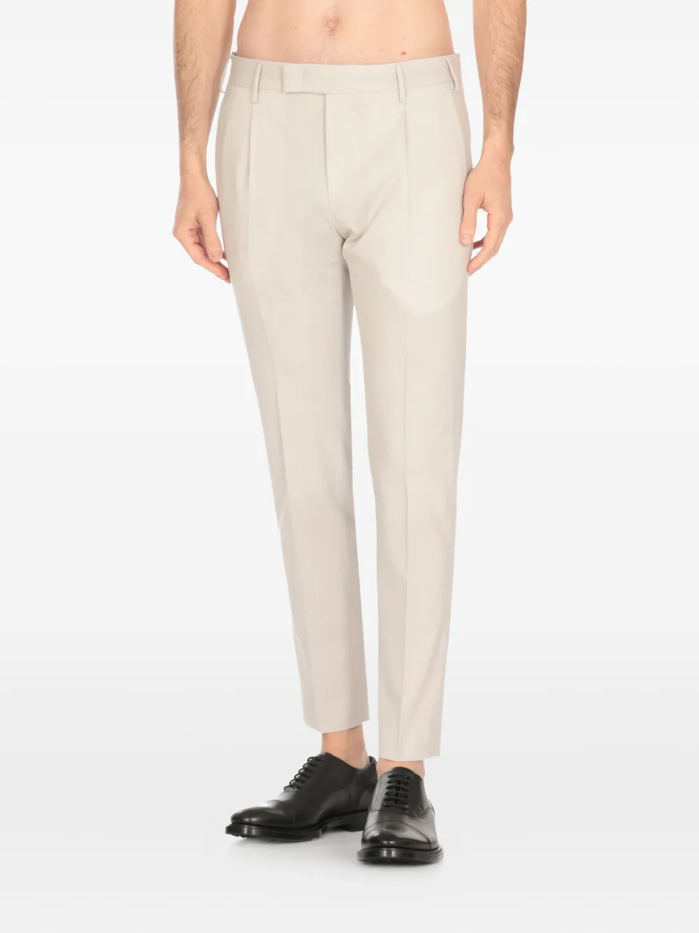 PT Torino pleat-detail trousers - Beige