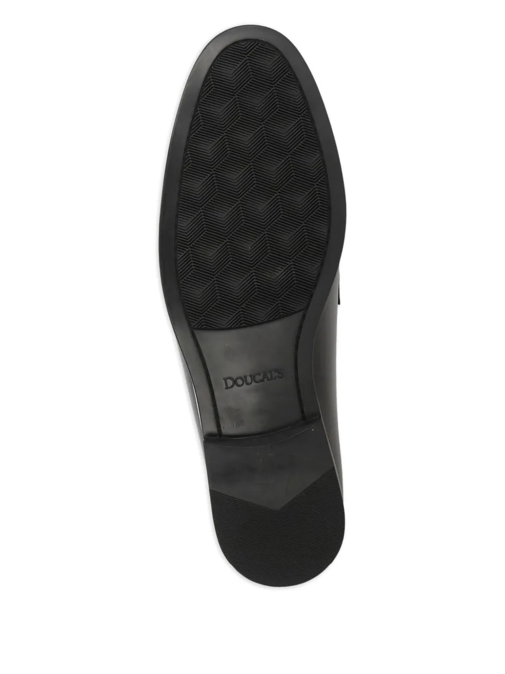 Doucal's penny leather loafers Black