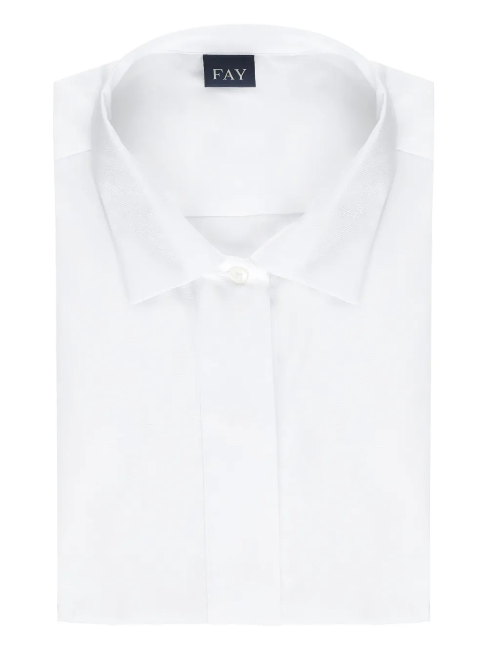 Fay hidden-button shirt Wit