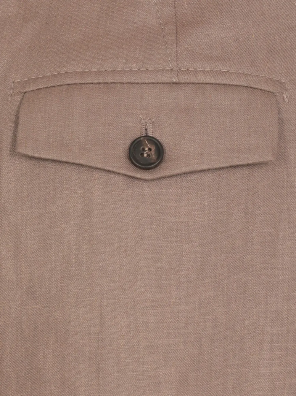 Brunello Cucinelli belted side-pockets straight trousers Bruin