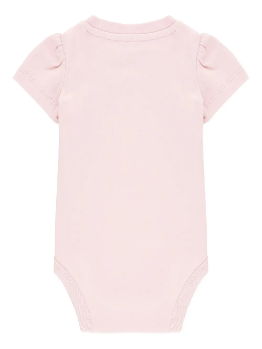 POLO RALPH LAUREN KIDS Katoenen romper met beerprint - Roze
