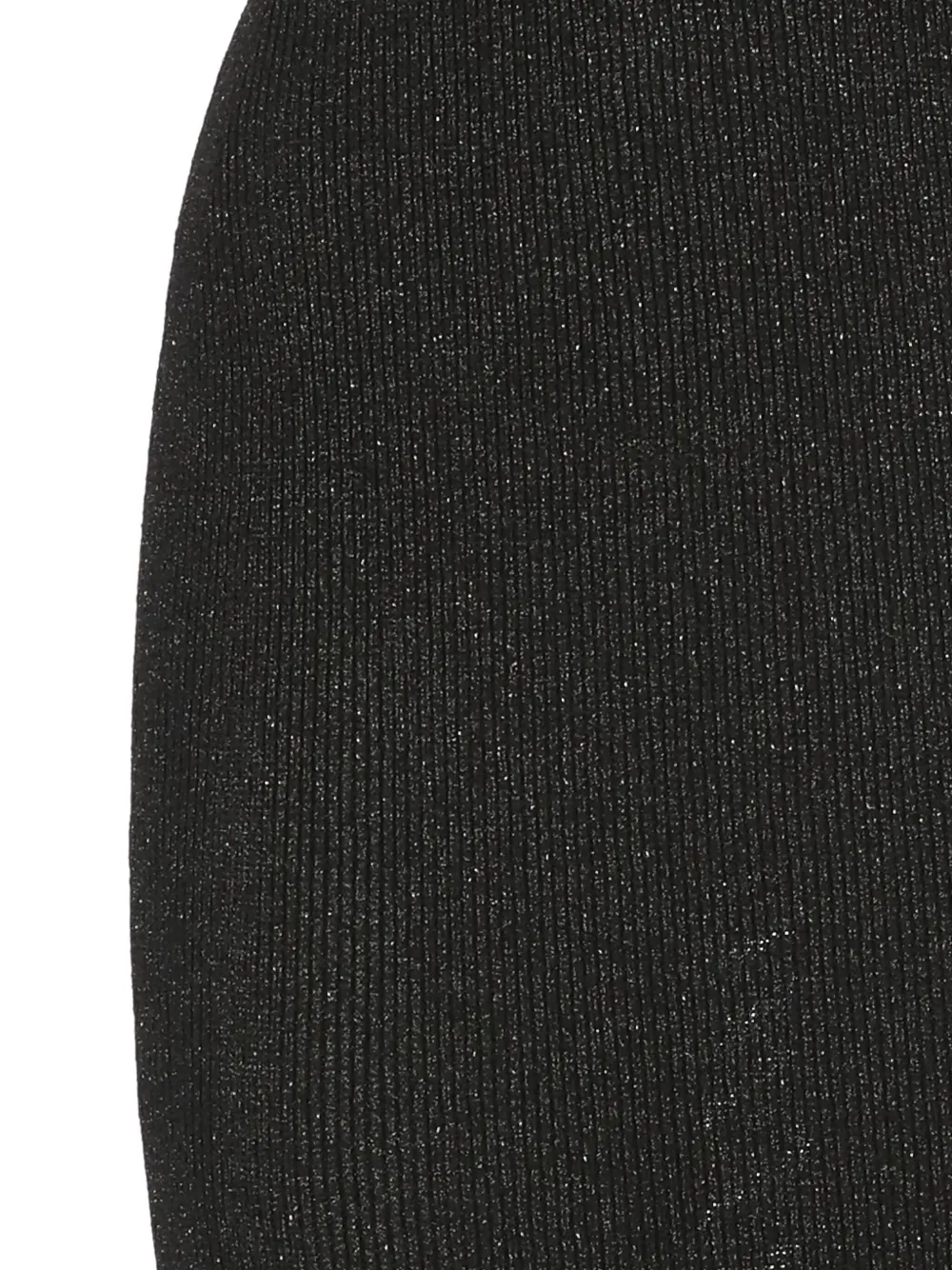 MC2 Saint Barth Mouwloze midi-jurk Zwart