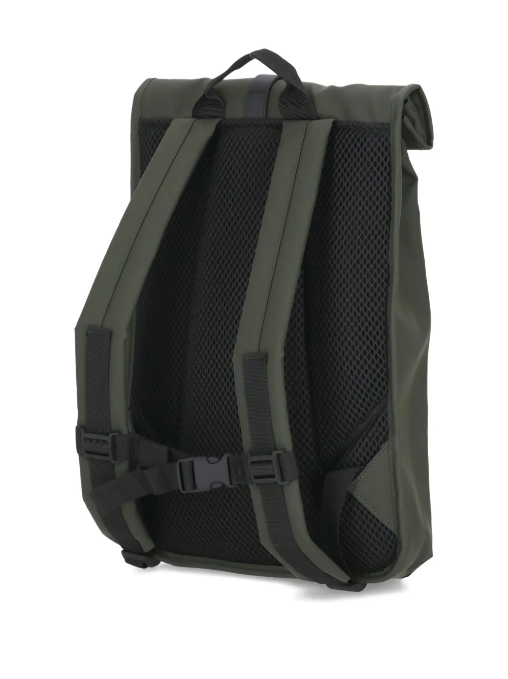 Rains Rolltop Rucksack Backpack In Green