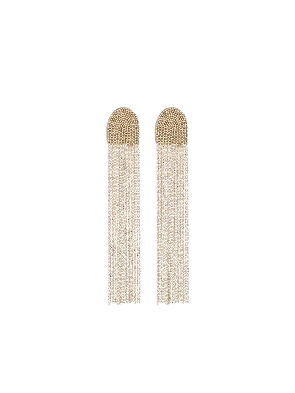 beaded-fringe earrings