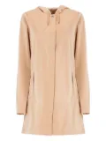 Rains hooded snap-button rain coat - Neutrals