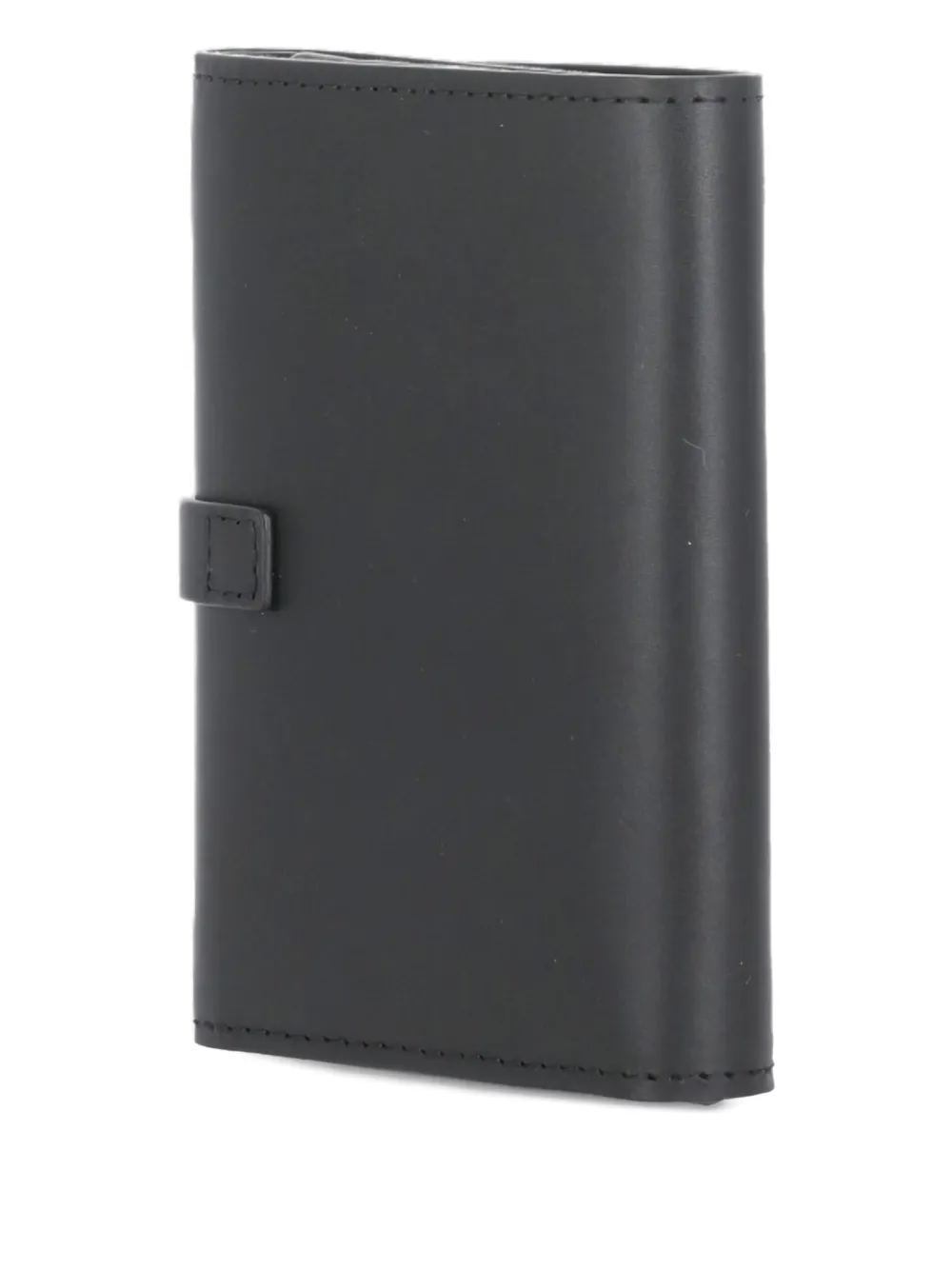 A.P.C. leather snap-fastening wallet - Zwart
