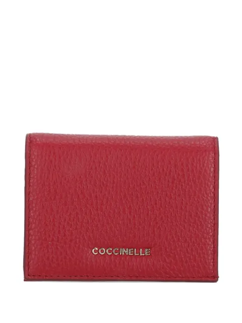 Coccinelle pebbled leather wallet