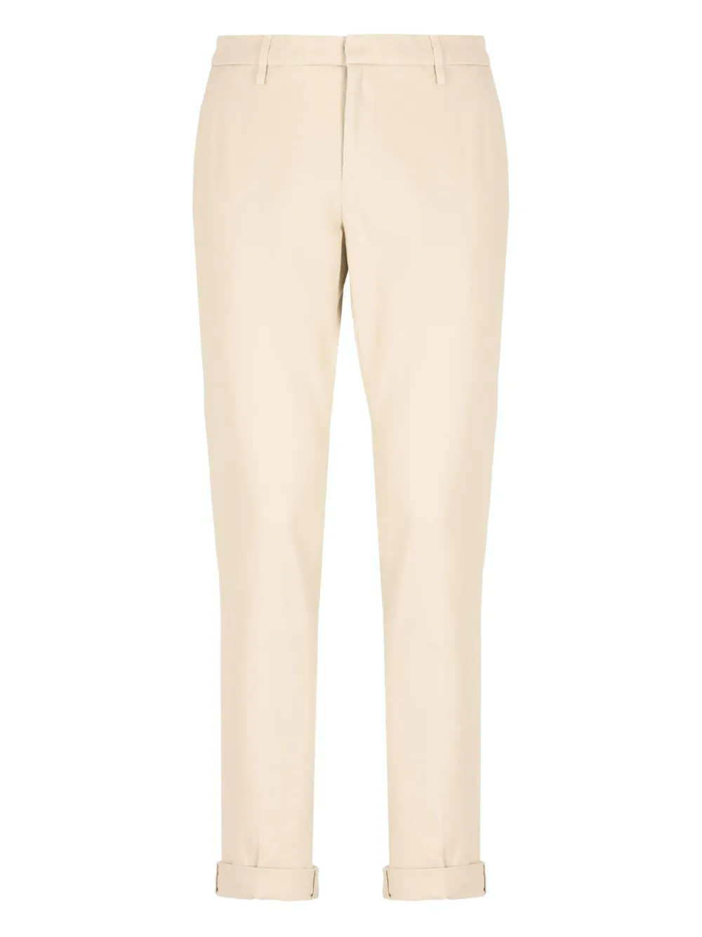 Dondup Goubert Cuffed-hem Chinos In Neutral