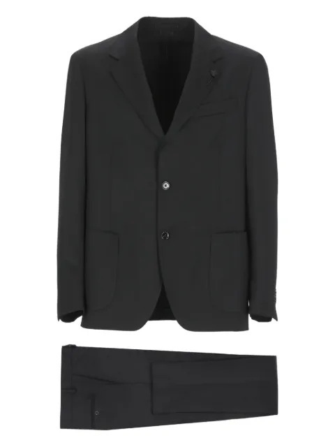 Lardini pin-fastening welt-pocket suit