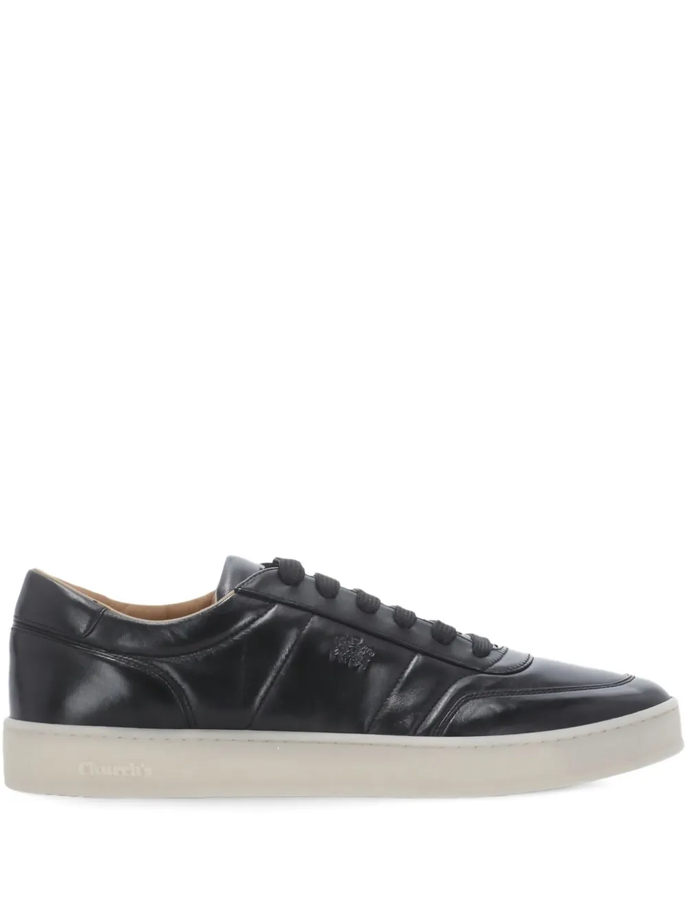 Church's logo-detail leather sneakers Black