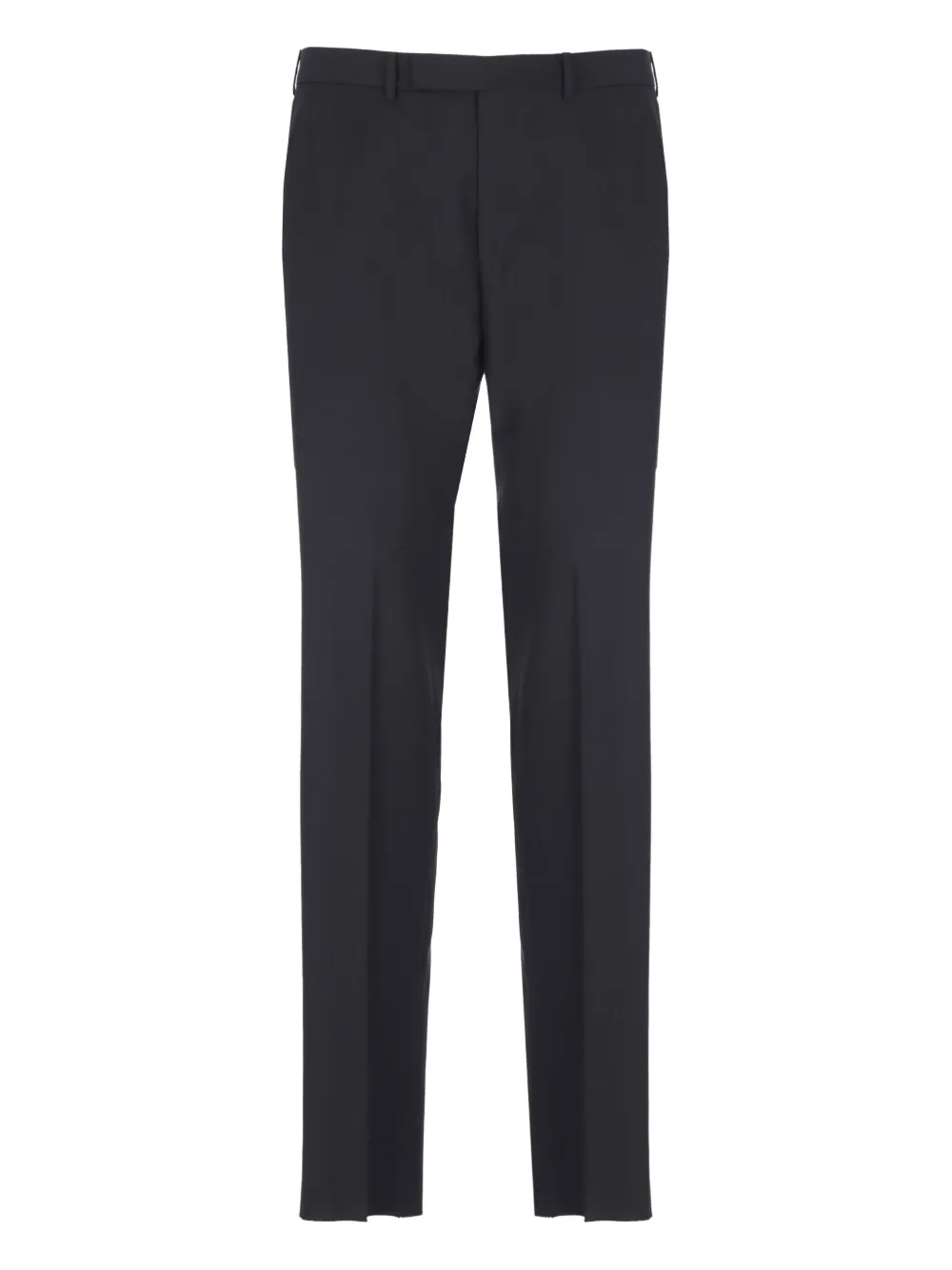 welt-pockets wool trousers