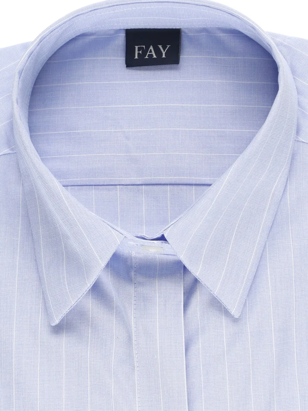 Fay Gestreept katoenen blouse Blauw