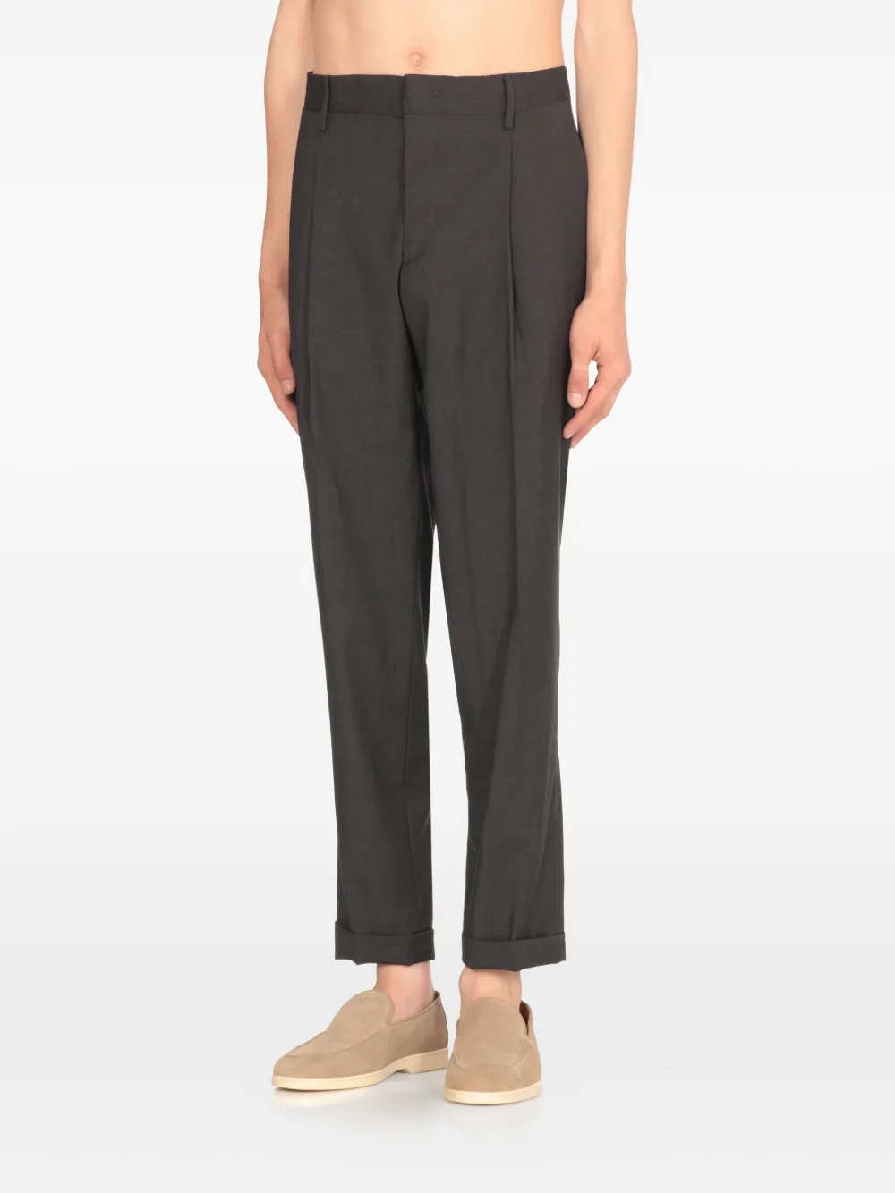 Briglia 1949 pleated trousers - Zwart