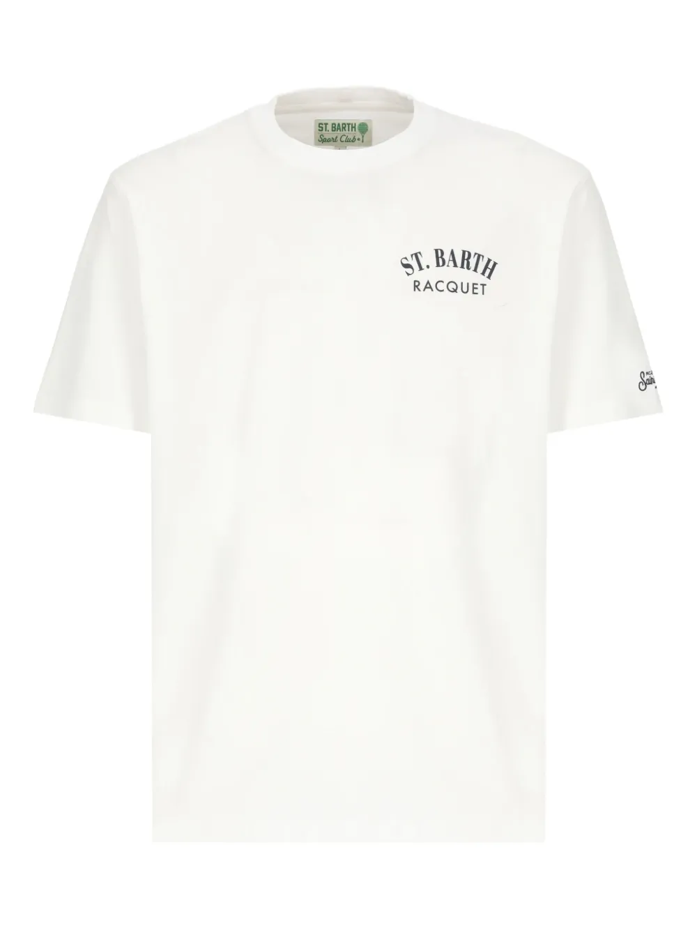MC2 Saint Barth Katoenen T-shirt met logoprint Wit