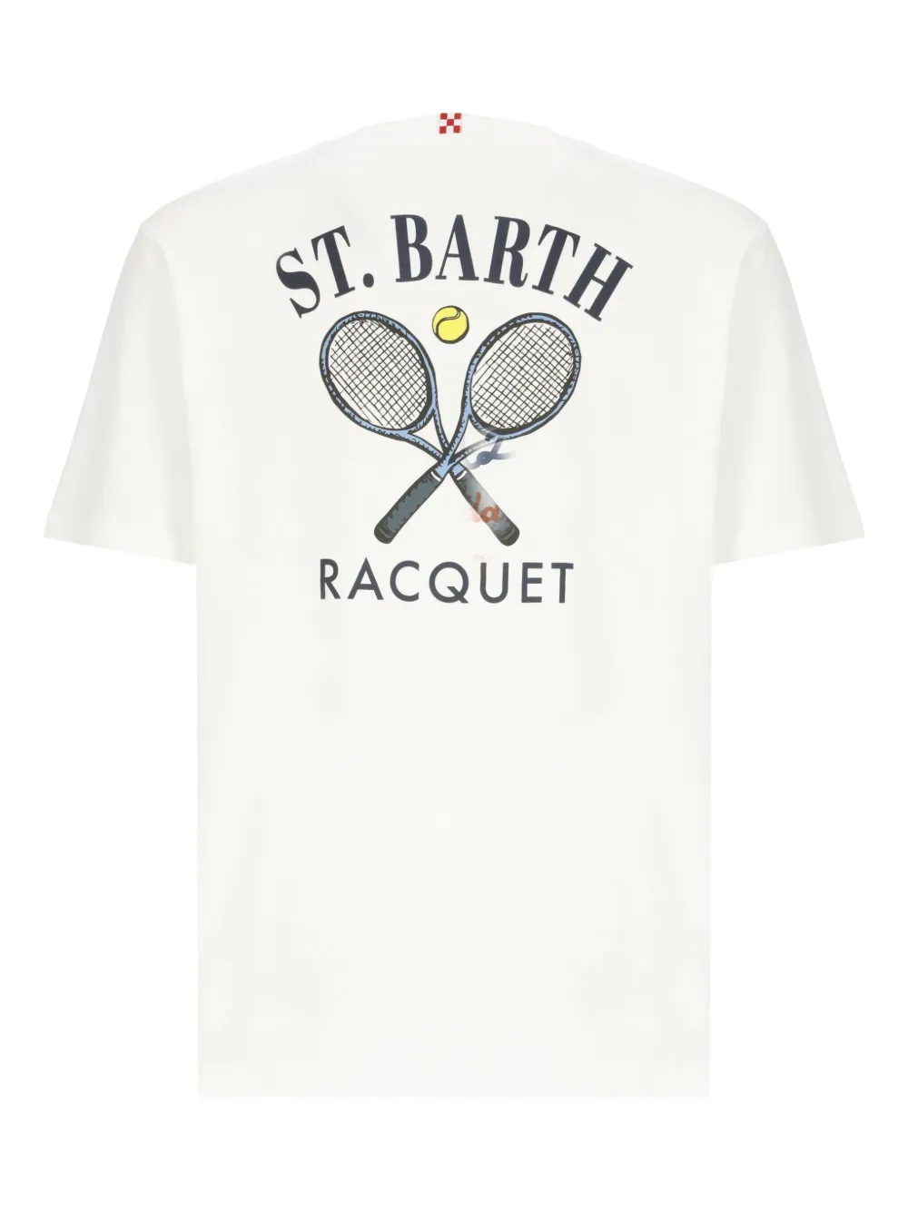 MC2 Saint Barth Katoenen T-shirt met logoprint - Wit