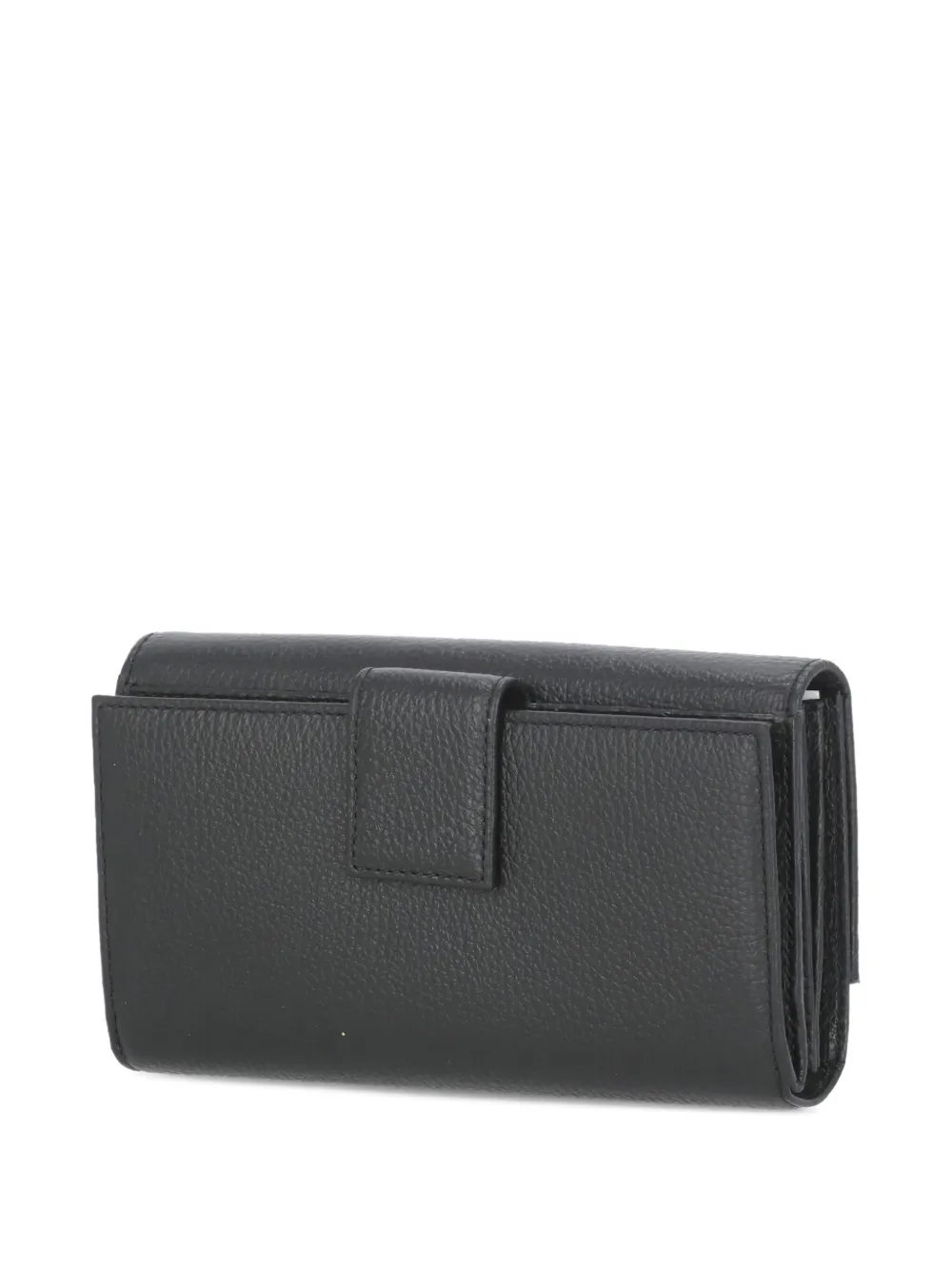 Coccinelle Leather Flap Wallet In Gray