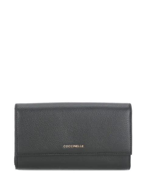 Coccinelle leather flap wallet