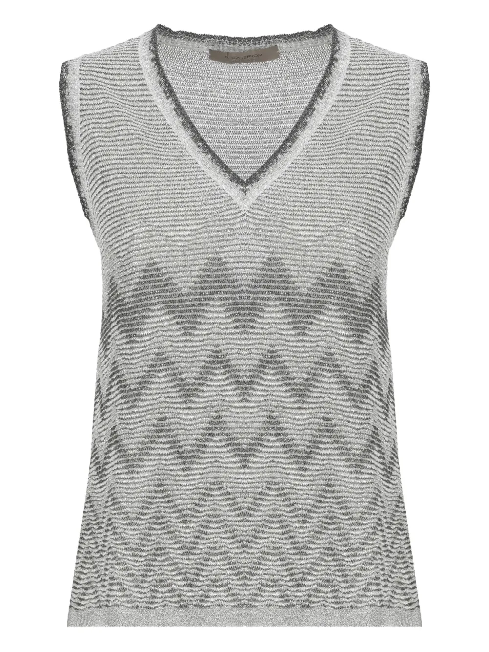 lurex chevron top