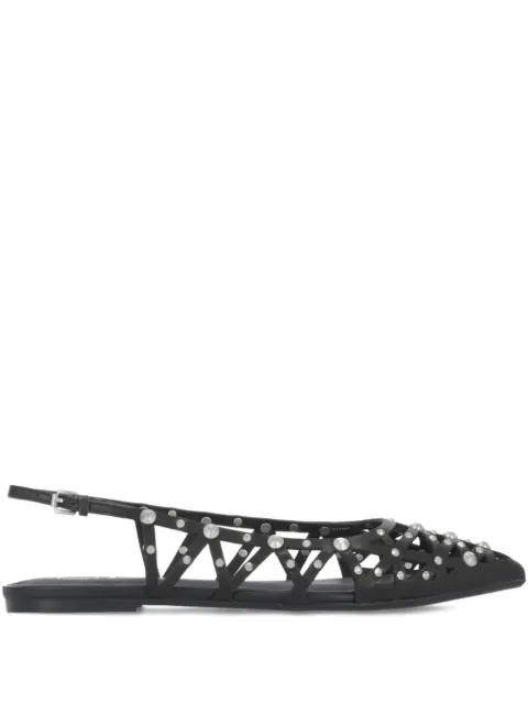 Ash pointed-toe studded shoes