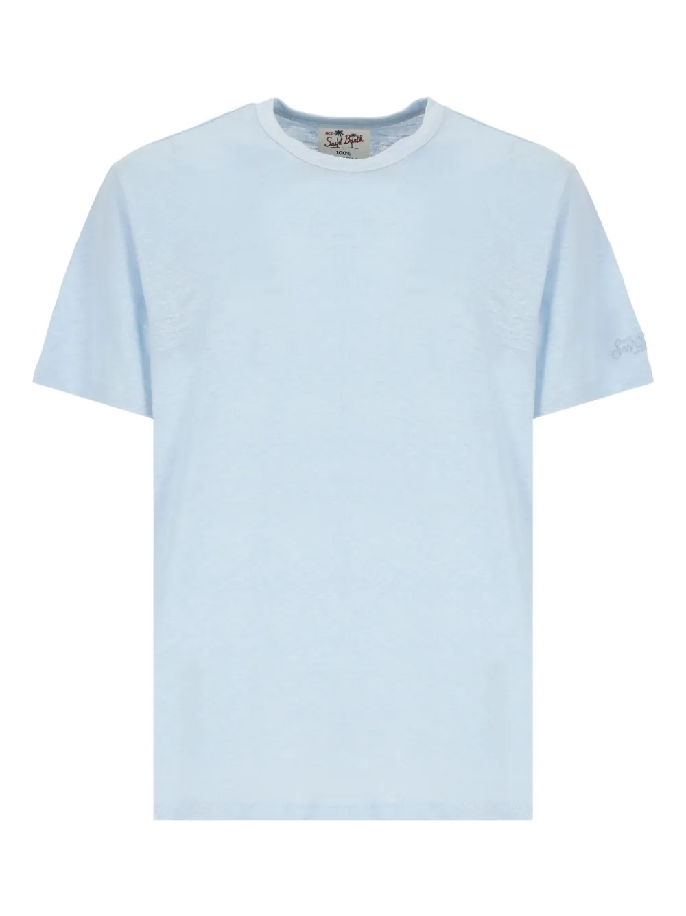 MC2 Saint Barth Ecstasea linen T-shirt Blauw