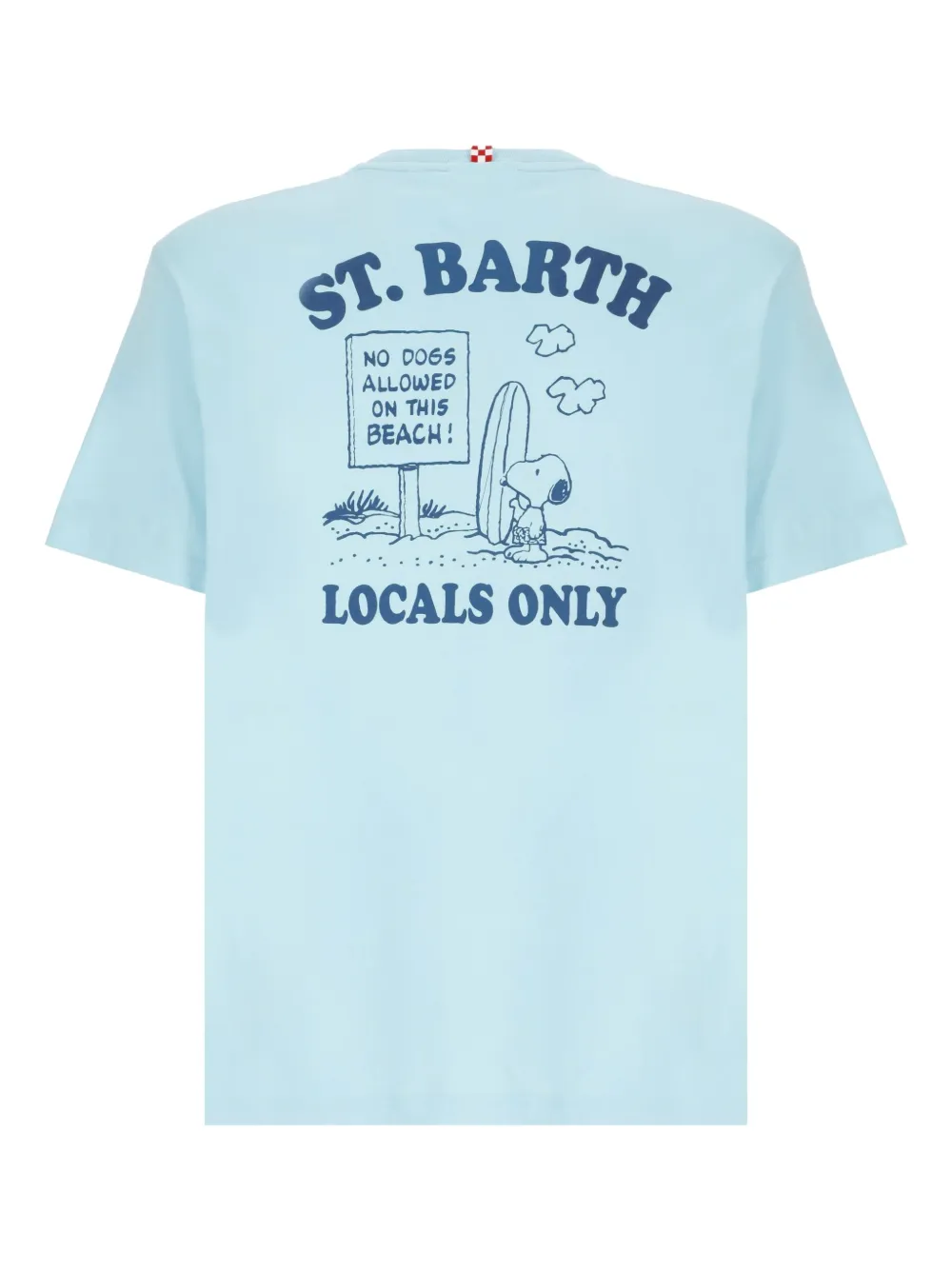 MC2 Saint Barth Snoopy graphic-print cotton T-shirt - Blauw