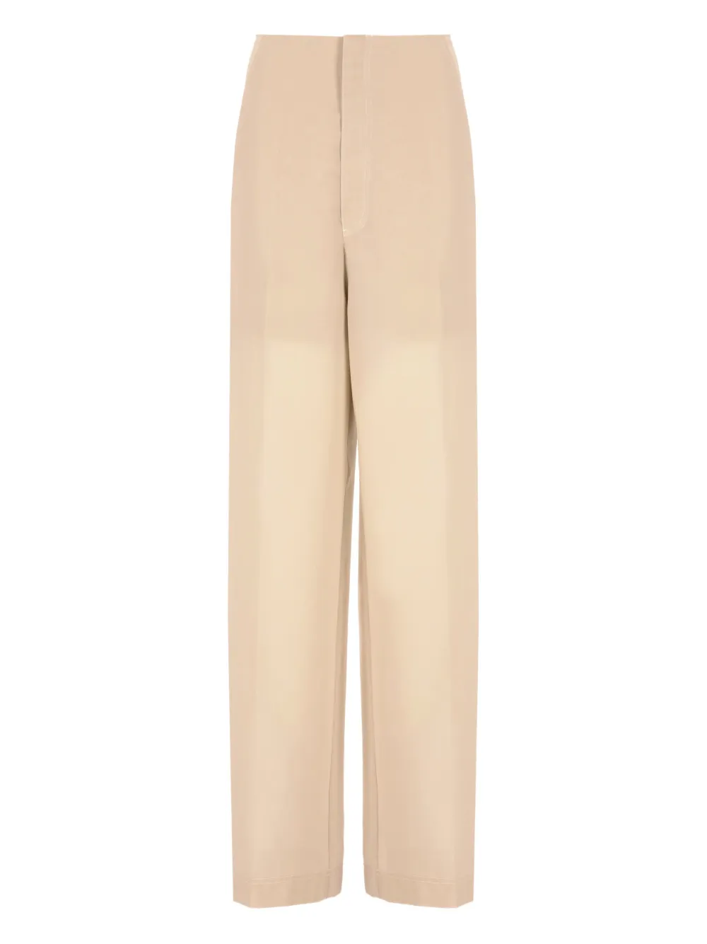high-waisted panelled trousers