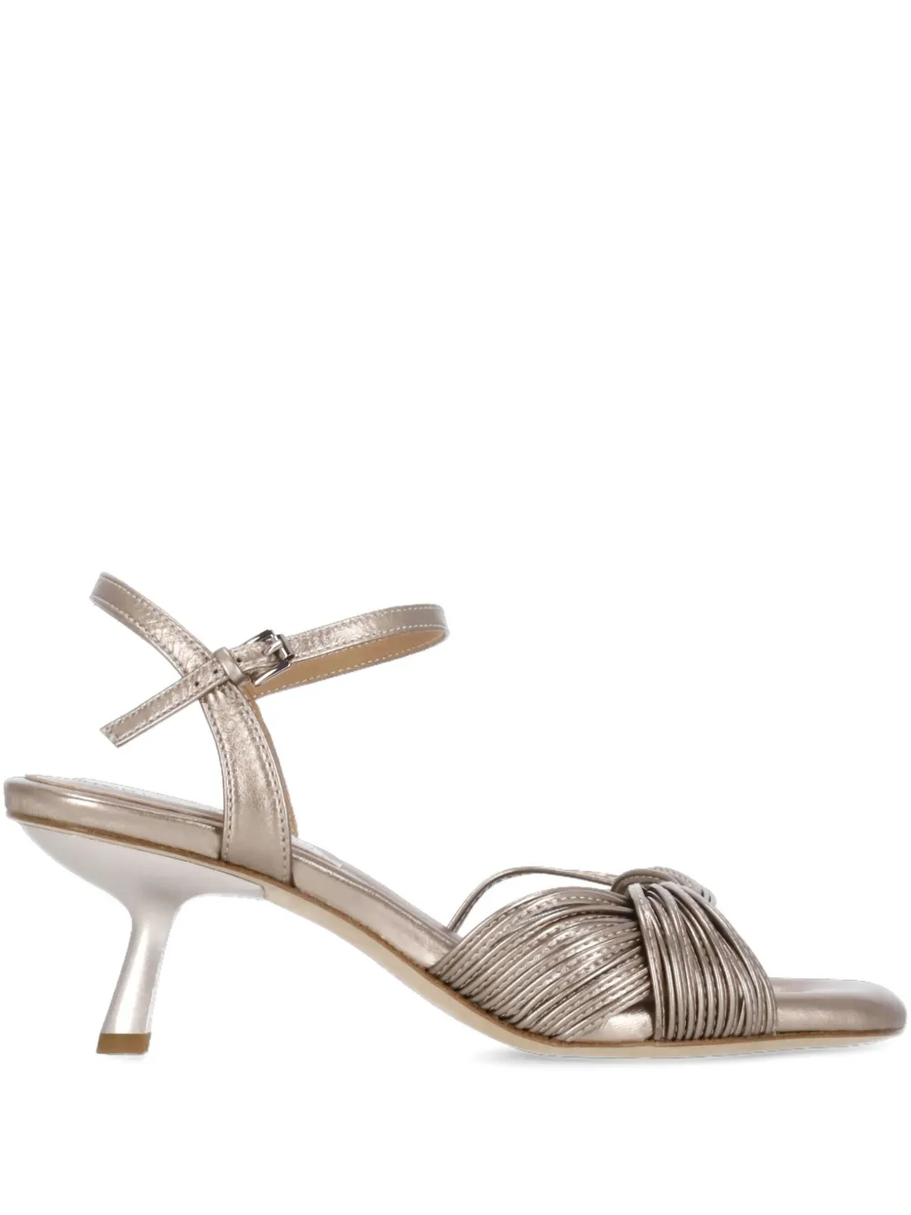 Ash 60mm knotted ankle-strap sandals Brown
