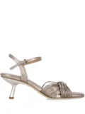 Ash 60mm knotted ankle-strap sandals - Brown
