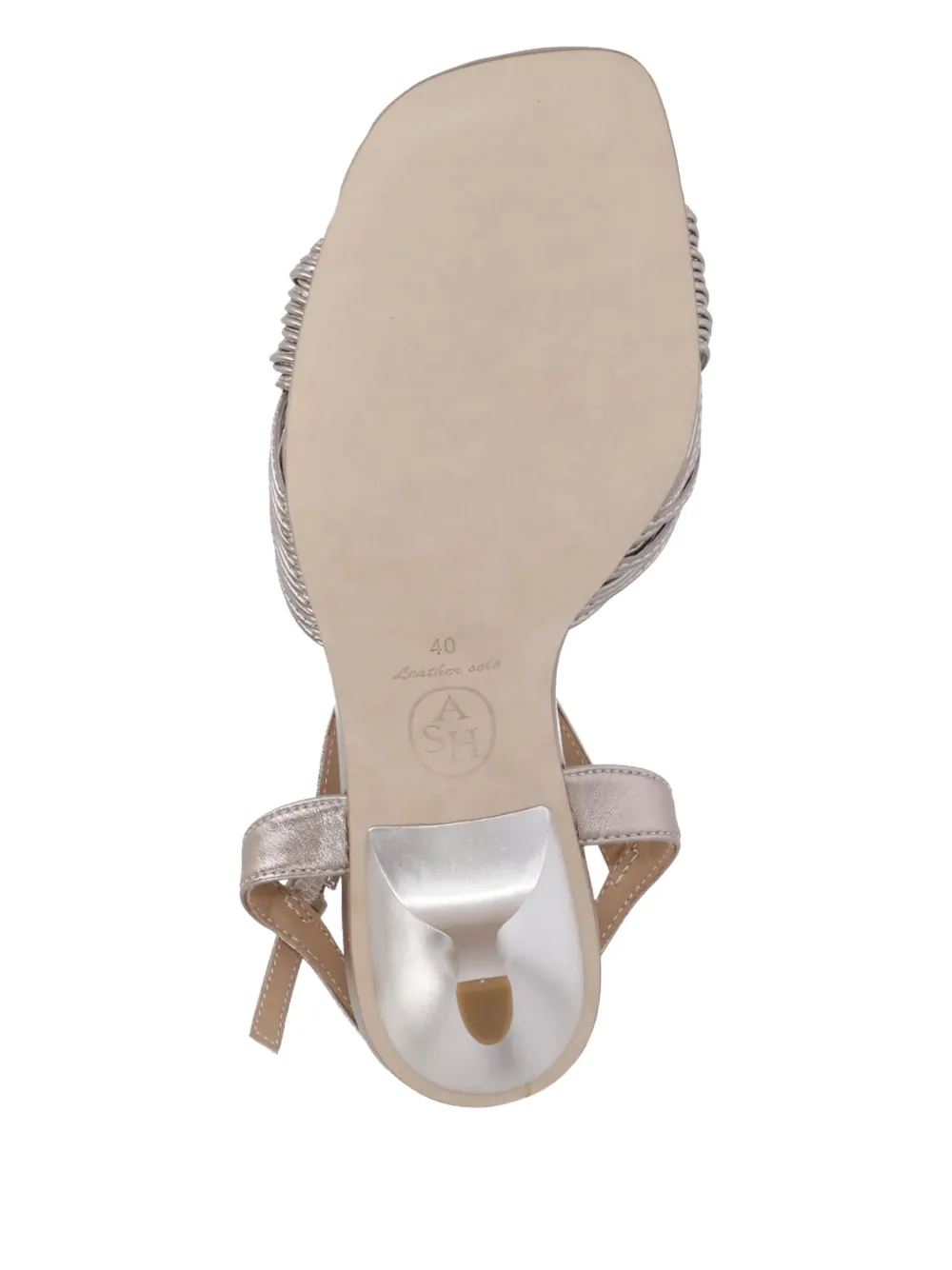 Ash 60mm knotted ankle-strap sandals Brown