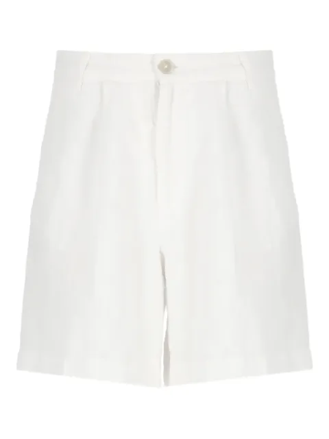 120% Lino pleated linen shorts