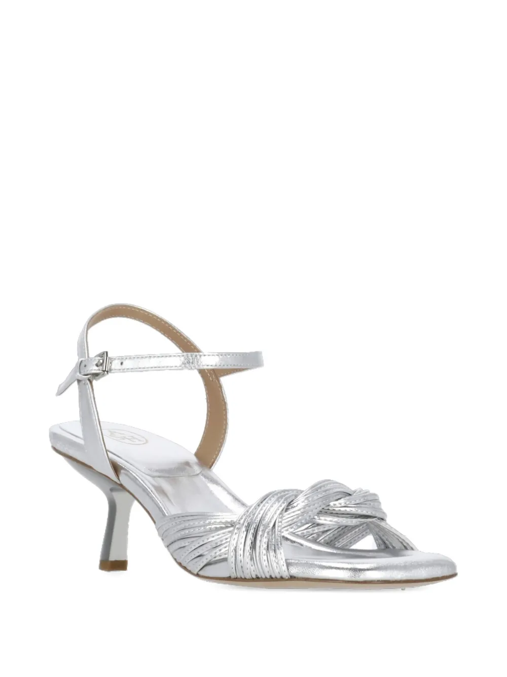 Ash 70mm knotted ankle-strap sandals Silver