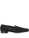 Fabiana Filippi perforated leather loafers - Black