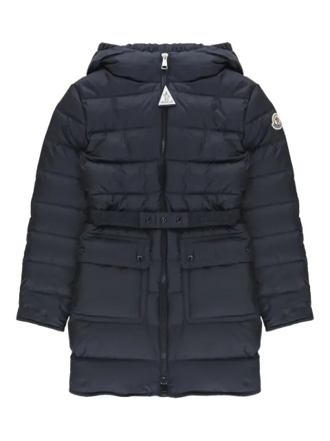 Moncler Enfant Daunenjacke mit Gürtel