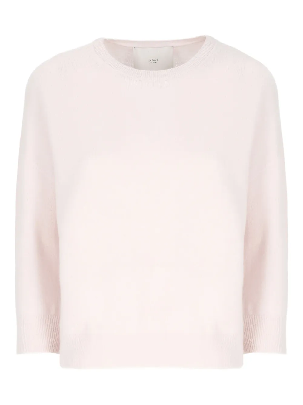 Vanisé Cashmere Sweater Crew Neckline In Pink