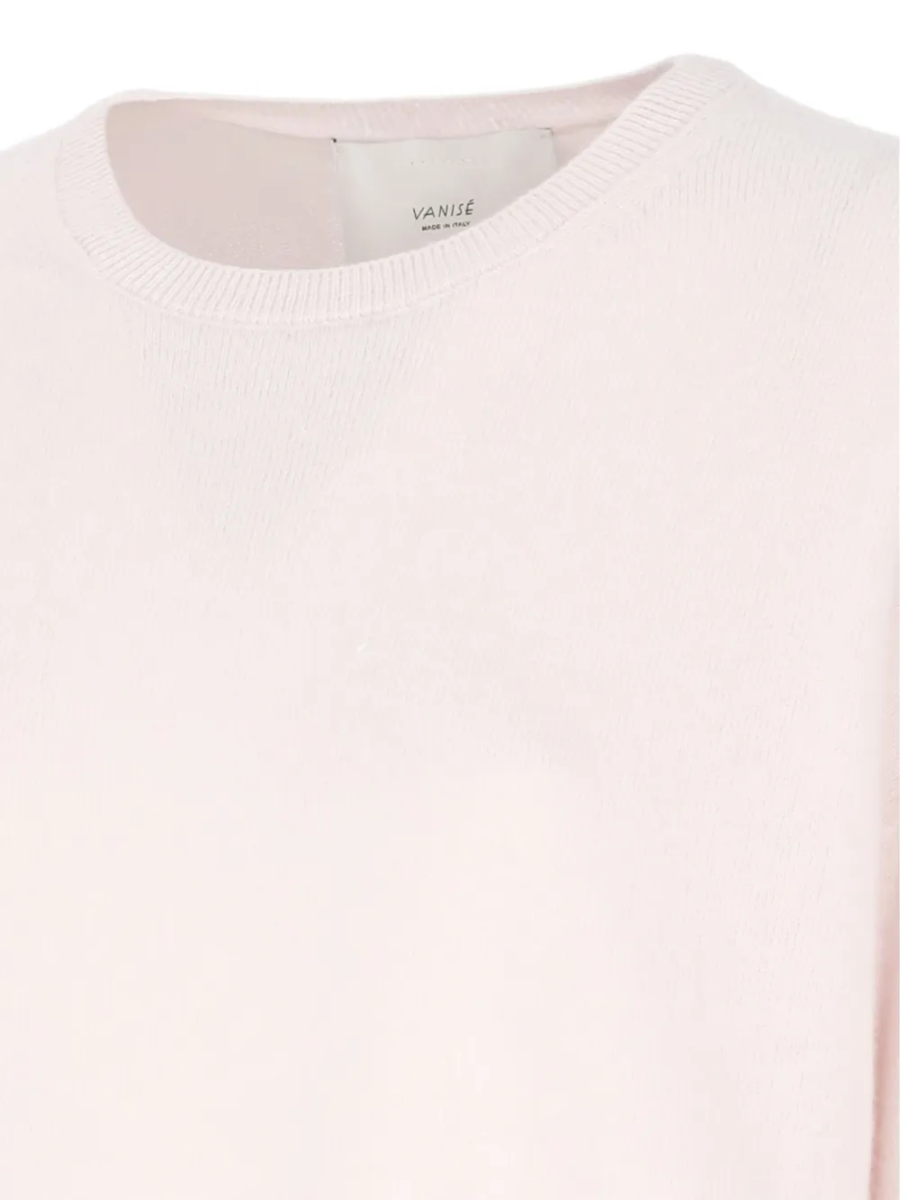 Vanisé Cashmere Sweater Crew Neckline In Pink