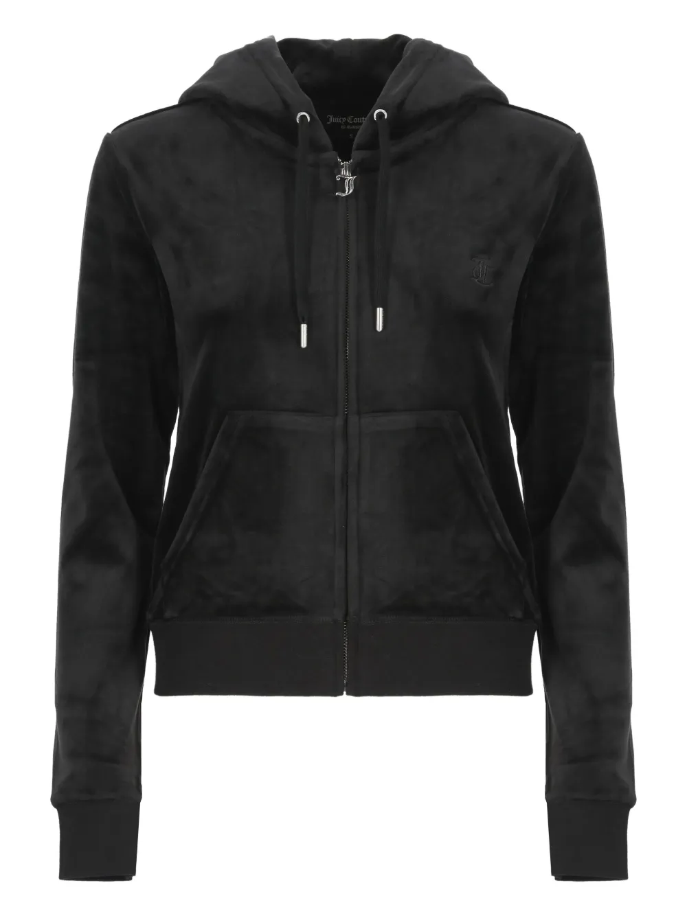 zip-fastening hoodie