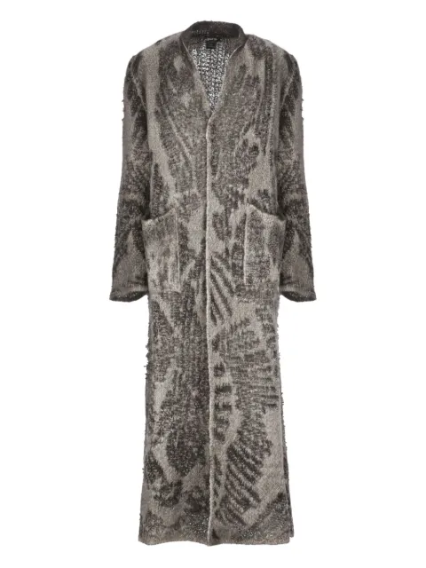 Avant Toi open-front long cardigan