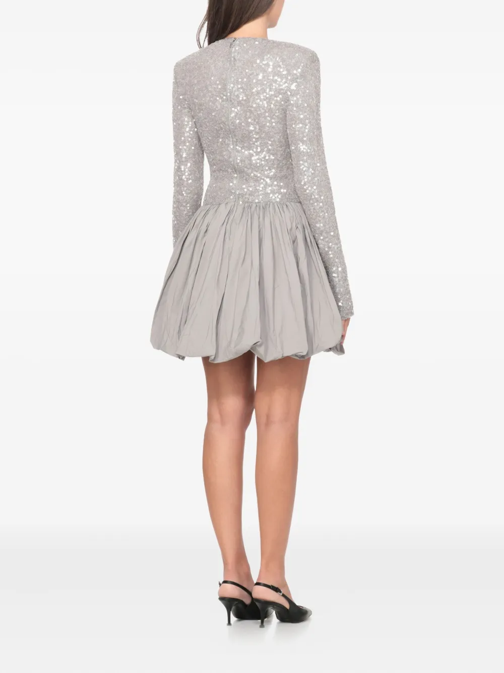 ROTATE BIRGER CHRISTENSEN sequin-embellished mini dress Grijs